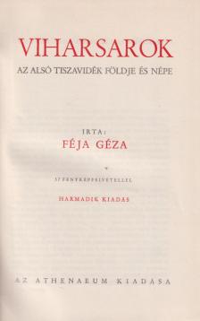 FÉJA GÉZA - ViharsarokX [antikvár]