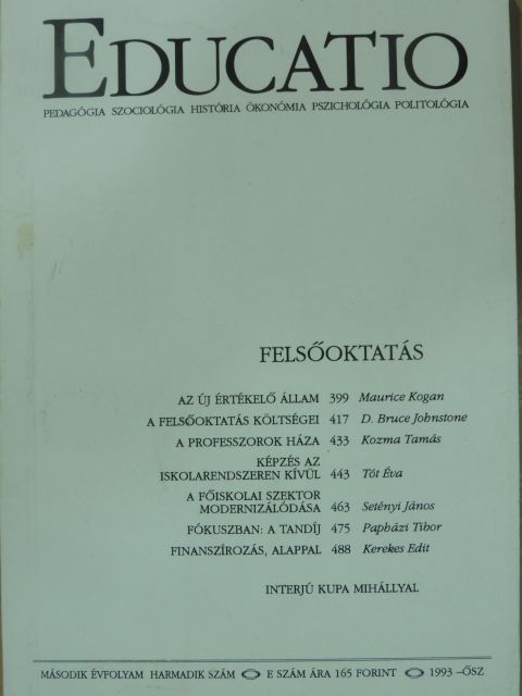 Ballér Endre - Educatio 1993. ősz [antikvár]