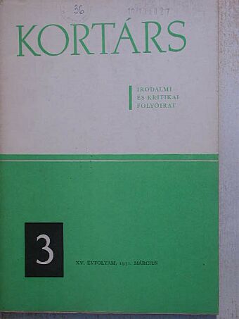 Baranyi Ferenc - Kortárs 1971. március [antikvár]