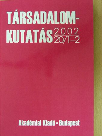 Jávor István - Társadalomkutatás 2002/1-2. [antikvár]
