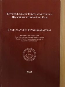 Tanulmányi és vizsgaszabályzat [antikvár]