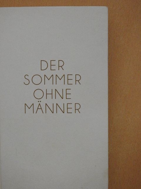 Siri Hustvedt - Der Sommer ohne Männer [antikvár]
