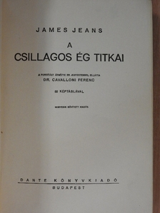 James Jeans - A csillagos ég titkai [antikvár]