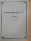 Csefkó Ferenc - Jogalkotás a jogállamban [antikvár]