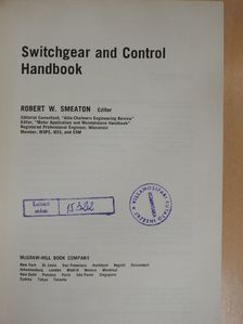 Switchgear and Control Handbook [antikvár]