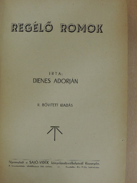 Dienes Adorján - Regélő romok [antikvár]