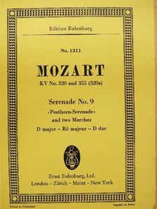 Wolfgang Amadeus Mozart - Serenade No. 9 [antikvár]