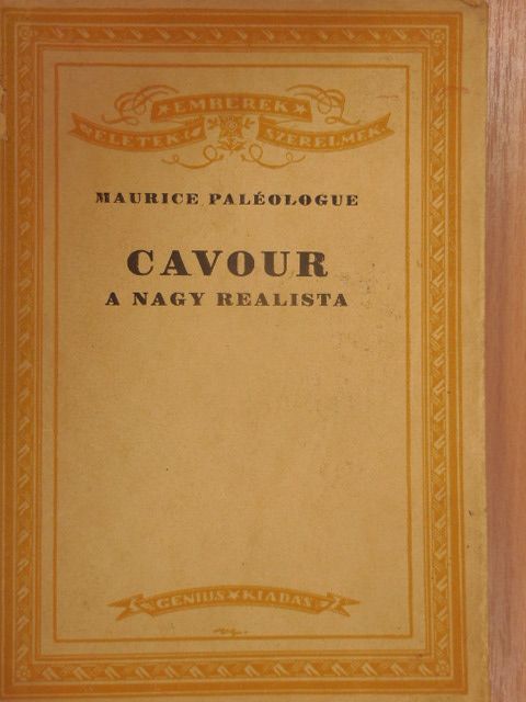 Maurice Paléologue - Cavour [antikvár]