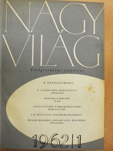 Abody Béla - Nagyvilág 1962. január-június (fél évfolyam) [antikvár]
