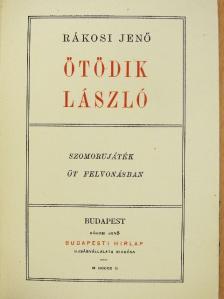Rákosi Jenő - Ötödik László [antikvár]