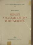Bán Imre - Fejezet a magyar kritika történetéből  [antikvár]
