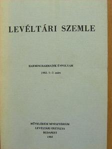 C. Harrach Erzsébet - Levéltári Szemle 1983. január-december [antikvár]