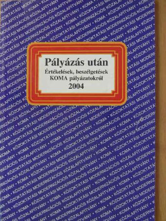 Pályázás után [antikvár]