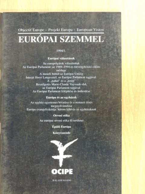 Hugues Delétraz - Európai szemmel 1994/1. [antikvár]