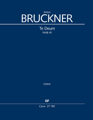 BRUCKNER - TE DEUM WAB 45 KLAVIERAUSZUG