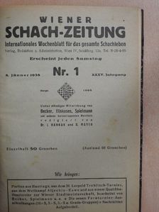 A. Becker - Wiener Schach-Zeitung 1938. (nem teljes évfolyam) [antikvár]
