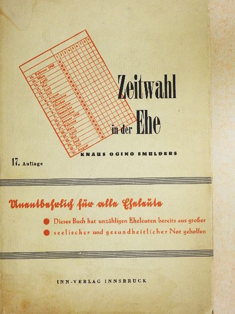 Knaus Ogino Smulders - Zeitwahl in der Ehe [antikvár]