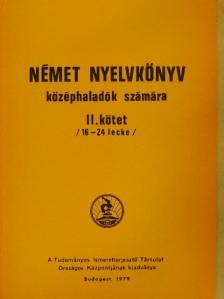 Német nyelvkönyv középhaladók számára II. [antikvár]