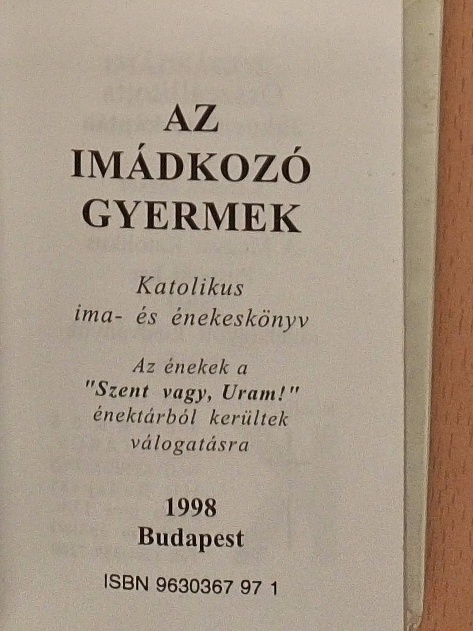 Az imádkozó gyermek [antikvár]
