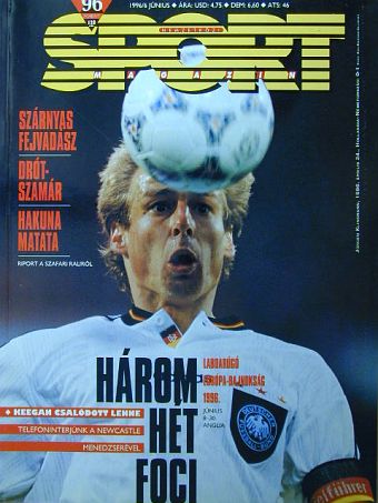 Nemzetközi sport magazin 1996. június [antikvár]