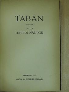 Ujhelyi Nándor - Tabán [antikvár]