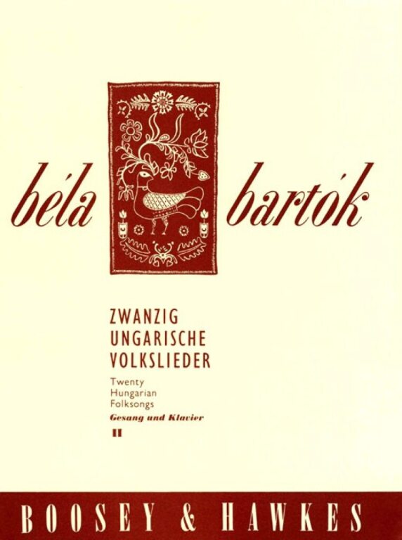 Bartók Béla - 20 UNGARISCHE VOLKSLIEDER, II. HEFT: TANZLIEDER FÜR GESANG & KLAVIER