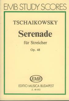TSCHAIKOWSKY - SERENADE FÜR STREICHER OP.48 KISPARTITÚRA