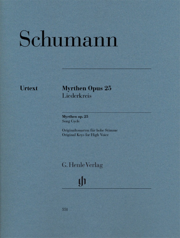 SCHUMANN - MYRTHEN OP.25