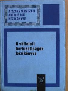 Dr. Hűvösvölgyi Mihály - A vállalati bérbizottságok kézikönyve [antikvár]