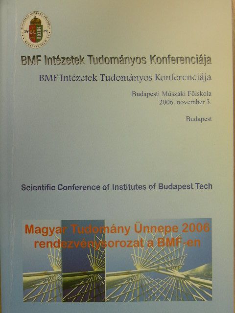 BMF Intézetek Tudományos Konferenciája [antikvár]