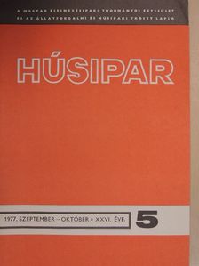 Berszán G. - Húsipar 1977. szeptember-október [antikvár]