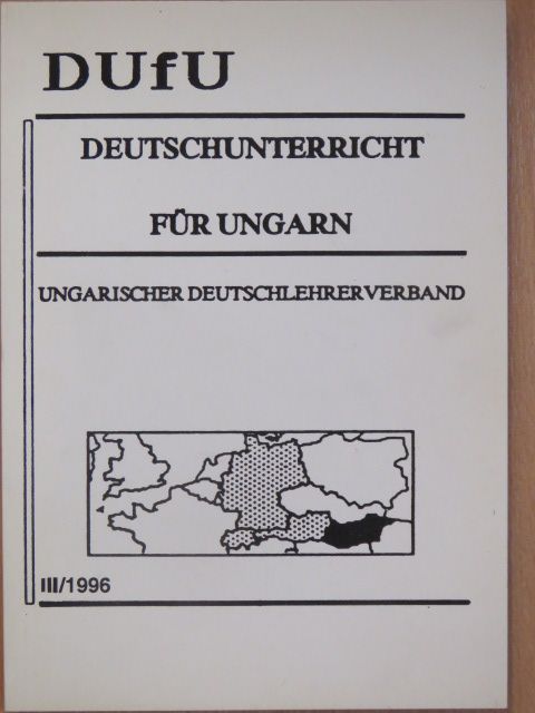Ágel Vilmos - Deutschunterricht für Ungarn III/1996 [antikvár]