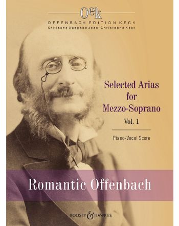 Offenbach - ROMANTIC OFFENBACH - SELECTED ARIAS FORMEZZO-SOPRANO VOL.1 - PIANO.VOCAL SCORE