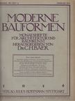 Edmund Körner - Moderne Bauformen 1914 Februar [antikvár]