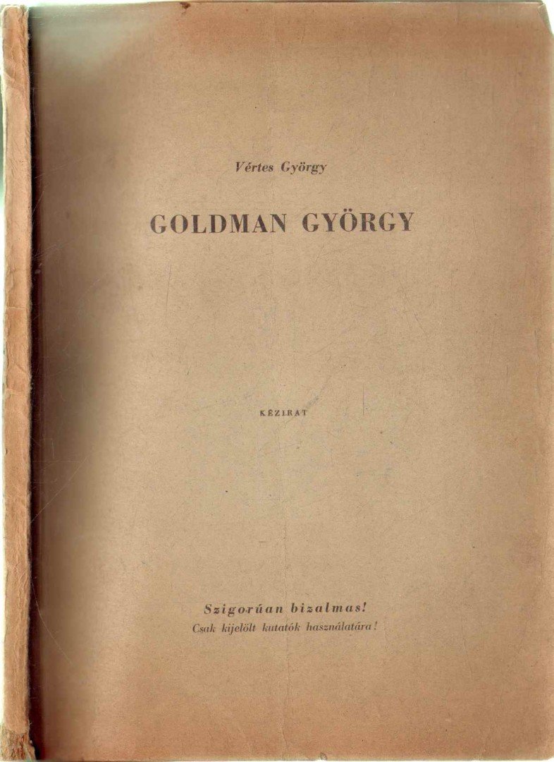 Vértes György - Goldman György [antikvár]