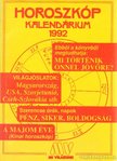 Horoszkóp Kalendárium 1992 [antikvár]