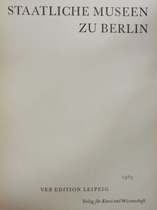 Dr. Elisabeth Rohde - Staatliche Museen zu Berlin [antikvár]