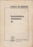 Berényi Pálné - Nyelvoktatás felsőfokon III. [antikvár]