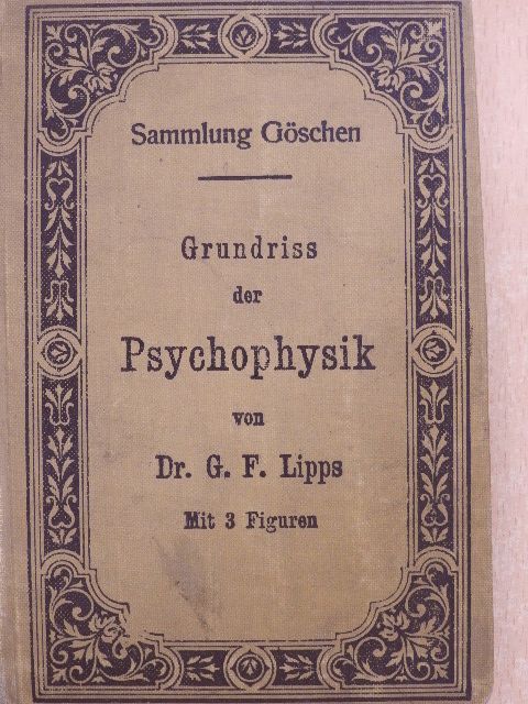 Dr. G. F. Lipps - Grundriss der Psychophysik [antikvár]