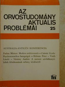 Ambrus Mária - Az orvostudomány aktuális problémái 25 [antikvár]