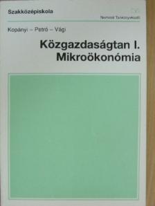 Kopányi Mihály - Közgazdaságtan I. [antikvár]