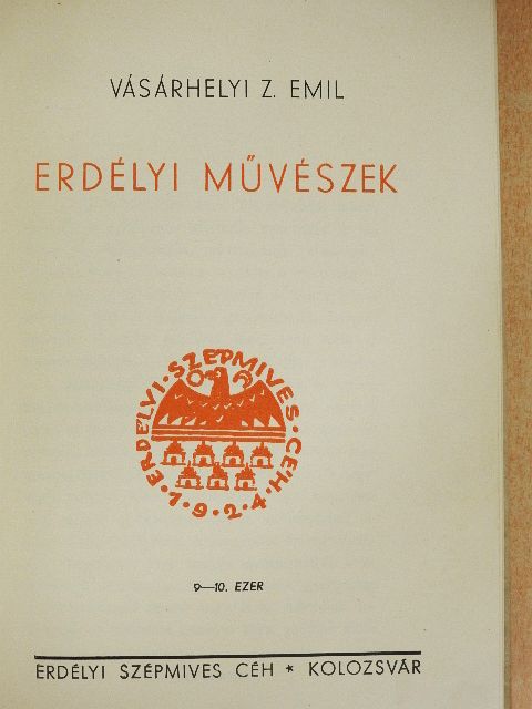 Vásárhelyi Z. Emil - Erdélyi művészek [antikvár]
