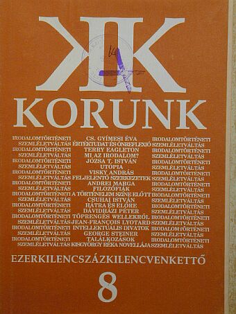 Berszán István - Korunk 1992. augusztus [antikvár]