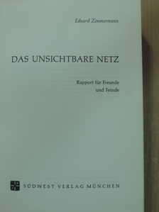 Eduard Zimmermann - Das unsichtbare Netz [antikvár]