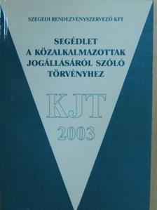 Dr. Cséffán József - Segédlet a közalkalmazottak jogállásáról szóló törvényhez [antikvár]