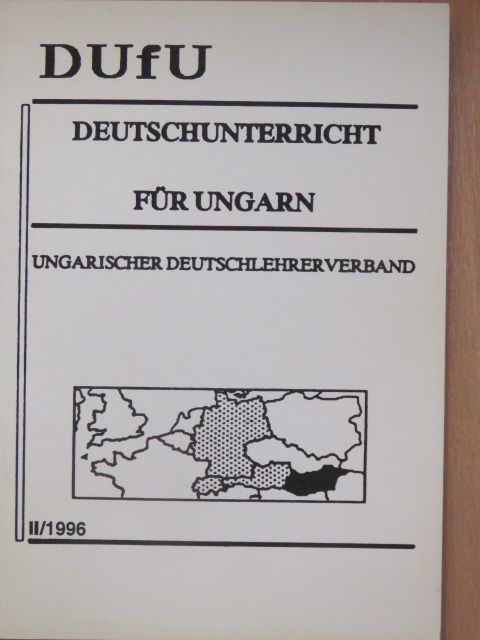 Ágel Vilmos - Deutschunterricht für Ungarn II/1996 [antikvár]