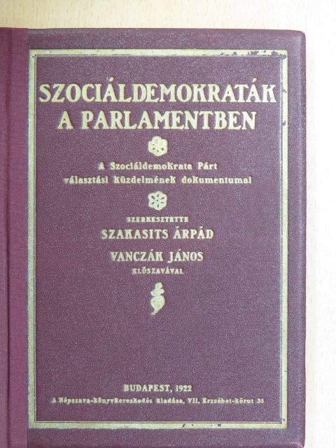 Szociáldemokraták a parlamentben [antikvár]