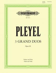 PLEYEL - 3 GRAND DUOS OP.69 - FOR VIOLIN AND VIOLA