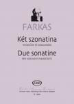 Farkas Ferenc - KÉT SZONATINA HEGEDŰRE ÉS ZONGORÁRA
