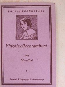 Stendhal - Vittoria Accoramboni [antikvár]